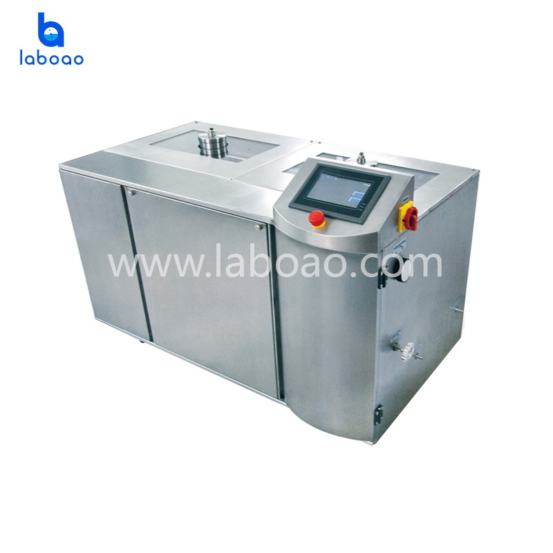 Triturador de célula com fluxo contínuo de ultra alta pressão e baixa temperatura 100L