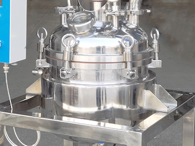 Reator químico de aço inoxidável revestido 10L detalhe - Corpo da chaleira em aço inoxidável, anticorrosão, resistência a altas temperaturas, resistência a alta pressão.