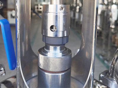 Reator químico de aço inoxidável de dupla camada 20L detalhe - A vedação mecânica combinada de grafite de aço inoxidável tem resistência ao desgaste, resistência a altas temperaturas e melhor vedação.