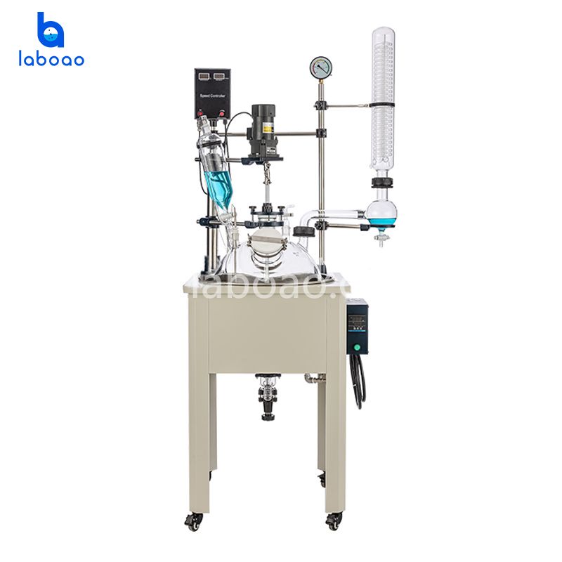 Reator de vidro de camada única 20L