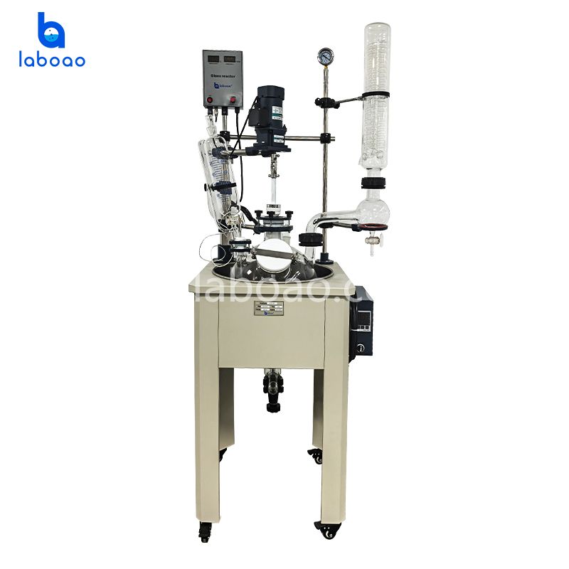 Reator de vidro de camada única 20L