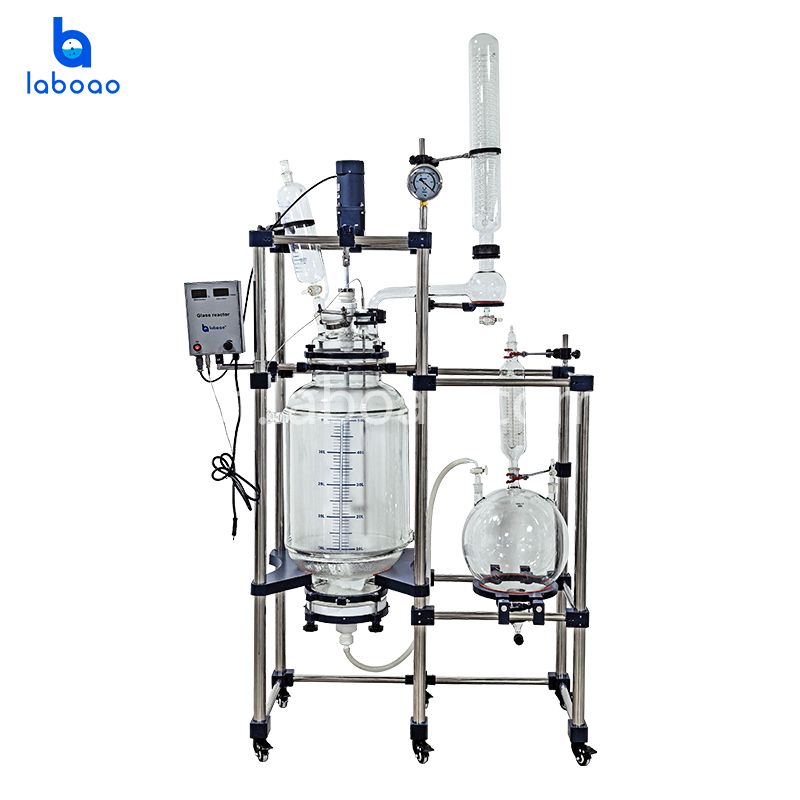 Reator de filtro de cristalização de laboratório 50L 80L para isolado de CBD