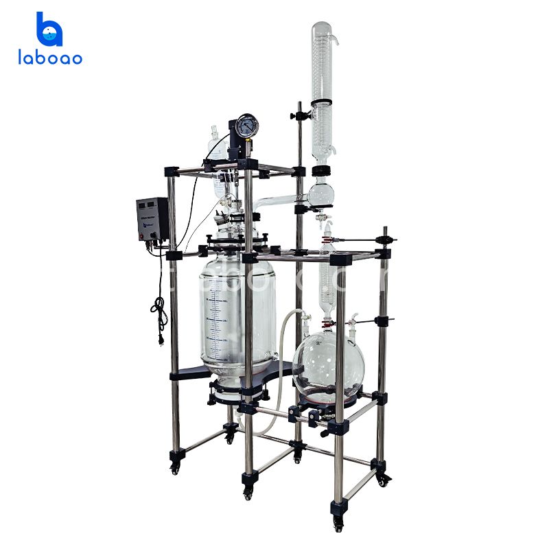 Reator de filtro de cristalização de laboratório 50L 80L para isolado de CBD