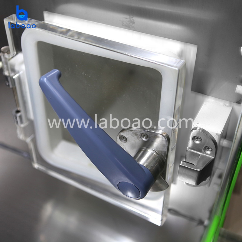 Incubadora anaeróbica de laboratório de porta dupla com display LCD