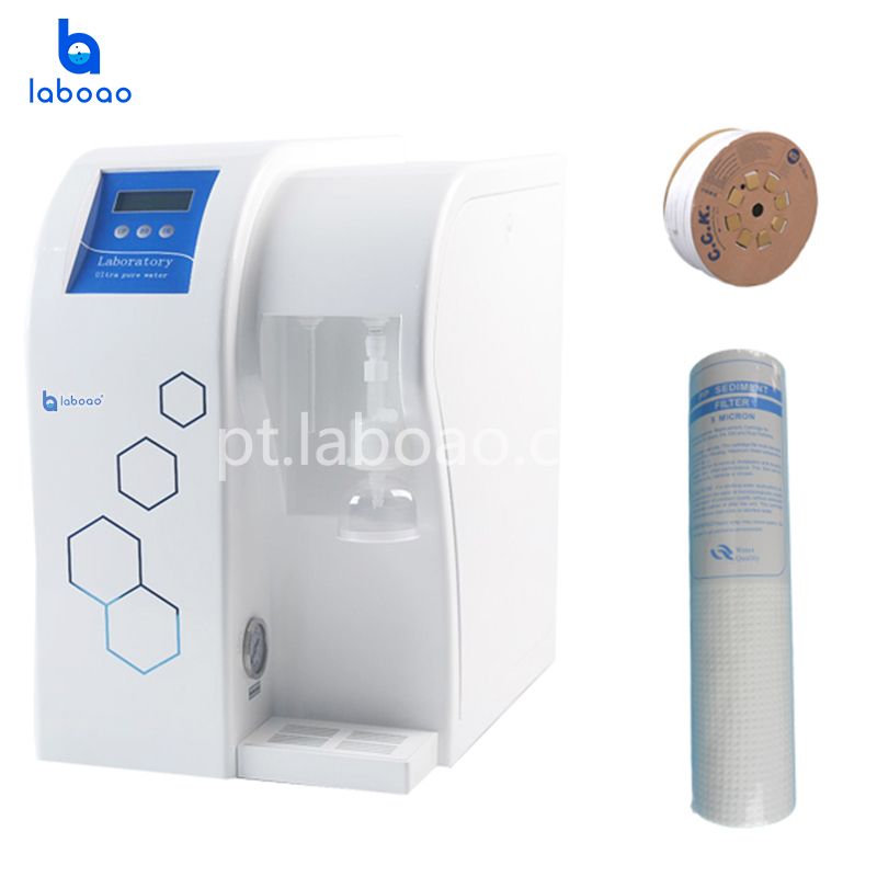 Sistema de purificação de água de laboratório Sistema de filtragem de água ultrapura