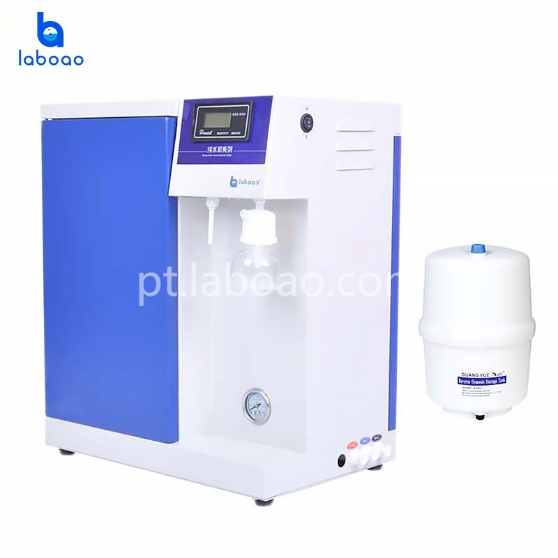 Máquina de água ultrapura de entrada de água da torneira de laboratório