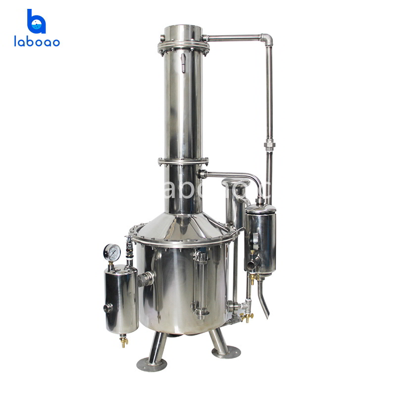 Destilador dobro grande da água 50L-600L com aquecimento de vapor