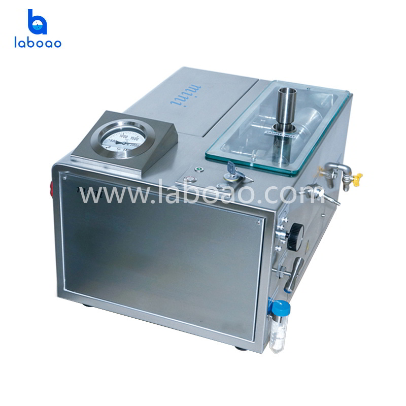 4℃ ~ 6℃ triturador de célula de fluxo contínuo de ultra alta pressão e baixa temperatura