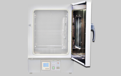 Incubadora de aquecimento série LPL-DLT para laboratório detalhe - Design de porta de segurança engrossada