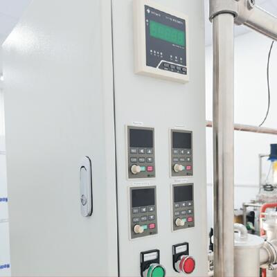 Planta de destilação molecular de aço inoxidável para destilação de óleo essencial detalhe - Caixa de controle, pode mostrar pressão de vácuo, temperatura e velocidade